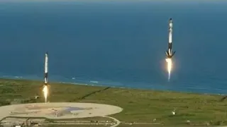 SpaceX Lands All 3 Falcon Heavy Boosters for the First Time