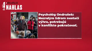 🎙️ Psychológ Ondrušek: Nezrelým lídrom výhra nestačí, potrebujú permanentný konflikt | Aktuality