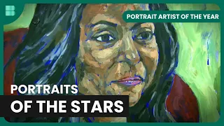 Poet, Actor & Artist Portraits Revealed - Portrait Artist of the Year - S03 EP4 - Art Documentary