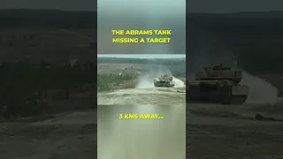 American Abrams Tank in action
