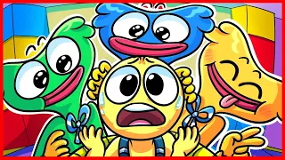 HUGGY WUGGY FAMILY BROTHERS & PLAYER SO SAD! Poppy Playtime Animation #31