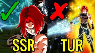 SSR and TUR God Trunks Side By Side Super Attack Animation | DBZ Dokkan Battle