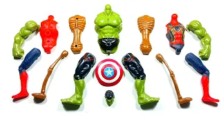 Merakit Mainan Spiderman Vs Sirenhead Vs Hulk Smash ~ Avengers