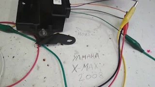 Yamaha X max kulcs kódolás