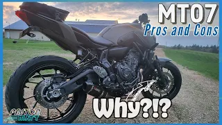 2021 Yamaha MT07 Pros and Cons - Ride Review