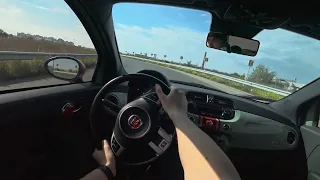 2013 FIAT 500 SPORT. POV test drive