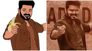 Leo-naa ready song/ Funny drawing meme/ Thalapathy Vijay