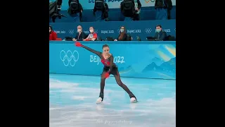 ровно год назад Камила Валиева исполнила первый в истории Олимпийских Игр женский четверной прыжок💓