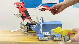 Paper Power Rangers 中二病 Epic School Fight