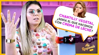 CHANTILLY VEGETAL, ¿SERÍA EL QUE HACEMOS CON CREMA DE LECHE? | #AleResponde