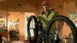 A Scanner Darkly - Bike Scene