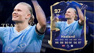 FC 24: ERLING HAALAND 97 TOTY PLAYER REVIEW I FC 24 ULTIMATE TEAM