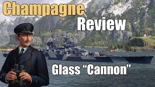 Champagne Review: Glass "Canon" | World of Warships Legends | 4k | Xbox Series X  PS4 PS5