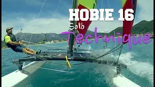 Hobie 16 single handed tutorial  Multi cam with onboard commentary