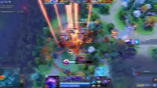 BLACK HOLE ENIGMA + SUN STRIKE INVOKER  ? RAMPAGE! DOTA 2