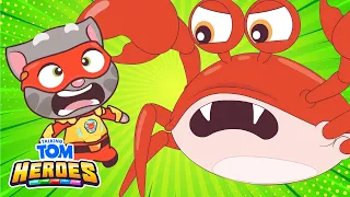 Talking Tom Fights the Giant Crab - Heroes Month | Talking Tom Heroes Episode 35