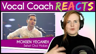 Vocal Coach reacts to Mohsen Yeganeh - Behet Ghol Midam (Live)