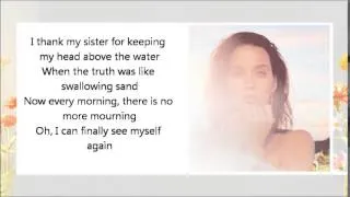 By The Grace Of God Lyrics - Katy Perry