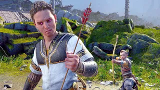 God of War Ragnarok - Atreus vs Heimdall Boss Battle Gameplay | PS5