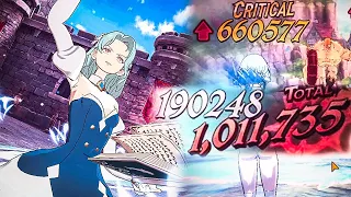 1,000,000 DAMAGE! BLUE EASTIN WIPES PVP! | Seven Deadly Sins: Grand Cross