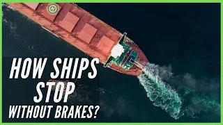 How Ships Stop In Water Without Brakes? I Crash Stop Manoeuver I Ship Emergency Stop Using Anchor ⚓️