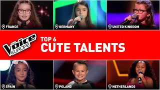 The cutest kids auditions in The Voice Kids | TOP 6