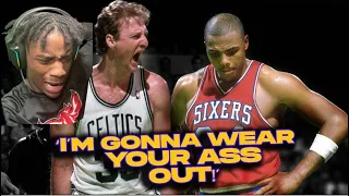 Young Basketball Fan Reacts to Larry bird welcoming rookies to the NBA was PURE SAVAGE