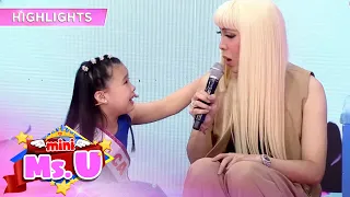 Vice Ganda and Mini Miss U Natania show their acting skills | It's Showtime Mini Miss U