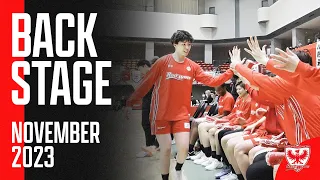 【BACKSTAGE】試合直前の舞台裏、レッドウェーブに密着(11月編)