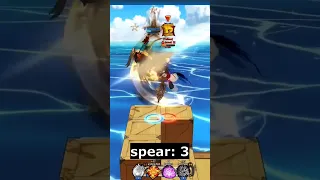 Black Spear start combo 1-5 spear(s)