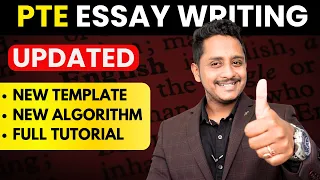PTE Essay Writing - New Template, New Algorithm, Full Tutorial | Skills PTE Academic