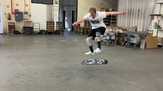 fakie bigspin flip process, varial heel, treflip practice