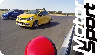 DRAG RACE : Clio RS Trophy VS Mini JCW VS Corsa OPC (Motorsport)