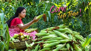 I made Sweet and Spicy tea time delicacies from my Brother's corn harvest | Traditional Me