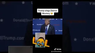 Donald trump singing dance monkey