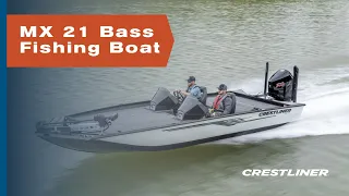 MX 21 Bass Boat Walkthrough | Crestliner Boats Walkaround | Pro Angler John Cox