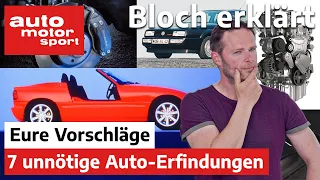 Flop oder genial (Teil 2): 7 Auto-Erfindungen, die sich nie durchgesetzt haben - Bloch erklärt #94