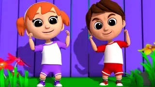 Head Shoulders Knees And Toes | Nursery Rhymes | Kids Songs | Baby Videos