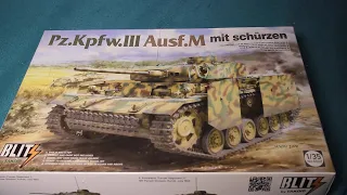 Takom Panzer III Ausf. M In-Box Review
