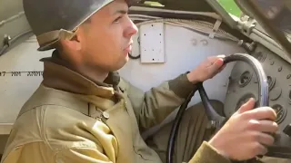 Driving a WWII M8 Greyhound Armored Car