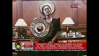 Finance Asec. Paola Alvarez na anak ni Rep. Alvarez, itinangging itinago niya ang mace ng Kamara