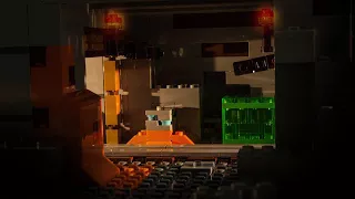 The cave and the montain lego minecraft stop motion