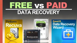 FREE vs PAID Data Recovery Software — 3 TESTS