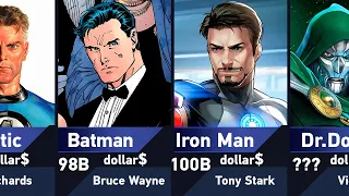 Marvel vs DC Richest Characters