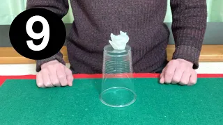 クリアカップマジック集　簡単9ネタ種明かし　9 Cup Magic Tricks Tutorials.