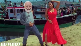 Chal Karle Thoda Pyar  Modi And Mamta  Tu Chor Main Sipahi 1996 funny dance video 💯 #FUNNYBOLSTAR