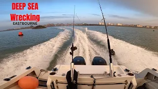 Sea Fishing UK - Deep Offshore Wrecking For Pollock And Bass, ACTION PACKED