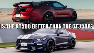 How Does The Shelby GT500 Compare To The GT350R?