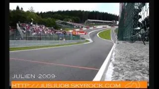 BEST F1 Sound exhaust V8 Redbull Ferrari McLaren Spa Francorchamps 2009