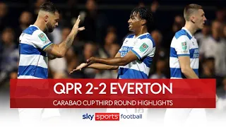 QPR vs Everton 2-2 (8-7 Penalties) All Goals & Highlights | QPR vs Everton | EFL Carabao Cup 2021/22